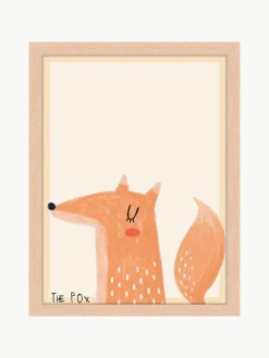 Kinder Any Image Gerahmter Digitaldruck The Fox
