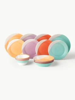 Royal Doulton Geschirr-Set 1815 Brights aus Porzellan, 4 Personen (16-tlg.)