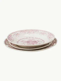 Bitossi Home Geschirr-Set Rose mit Blumendesign, 6 Personen (18-tlg.)