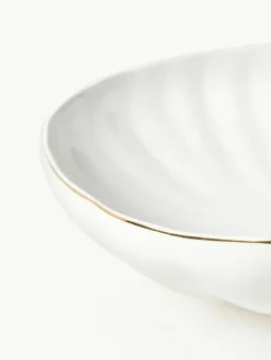 Westwing Collection Geschirr-Set Sali mit Relief, 4 Personen (12-tlg.)