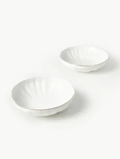 Westwing Collection Geschirr-Set Sali mit Relief, 4 Personen (12-tlg.)