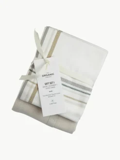 The Organic Company Geschirrtücher Gift aus Bio-Baumwolle, 2er-Set