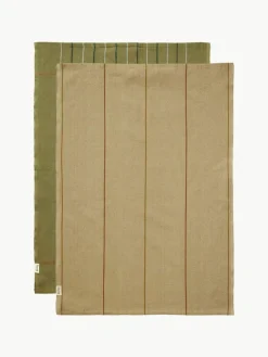 ferm LIVING Geschirrtücher Ito aus Bio-Baumwolle, 2er-Set