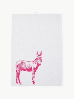 Frohstoff Geschirrtuch Donkey, handbedruckt