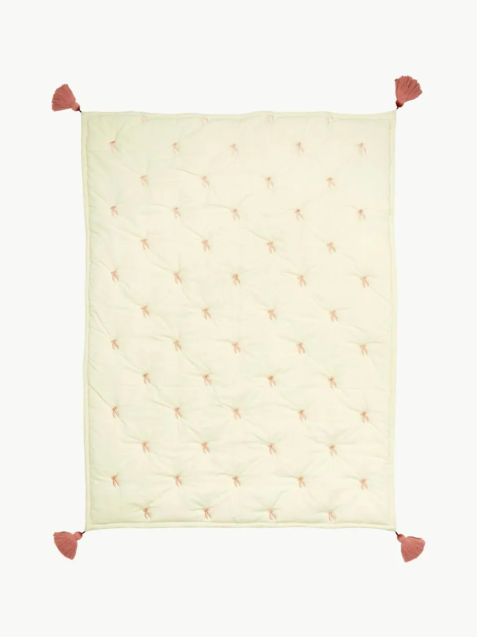 Kinder Cam Cam Copenhagen Gesteppte Kuscheldecke Bows aus Bio-Baumwolle