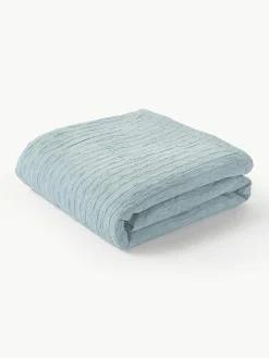 Westwing Collection Gesteppte Tagesdecke Mallon aus Baumwolle