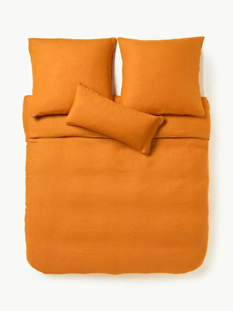 Westwing Collection Gewaschener Leinen-Bettdeckenbezug Airy