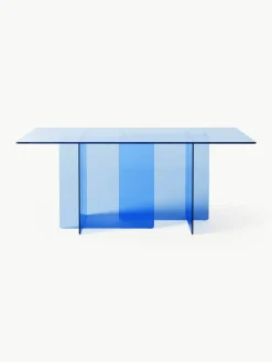 Westwing Collection Glas-Esstisch Anouk, 180 x 90 cm