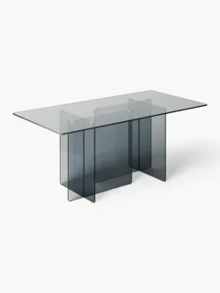 Westwing Collection Glas-Esstisch Anouk, 180 x 90 cm
