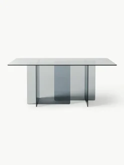 Westwing Collection Glas-Esstisch Anouk, 180 x 90 cm