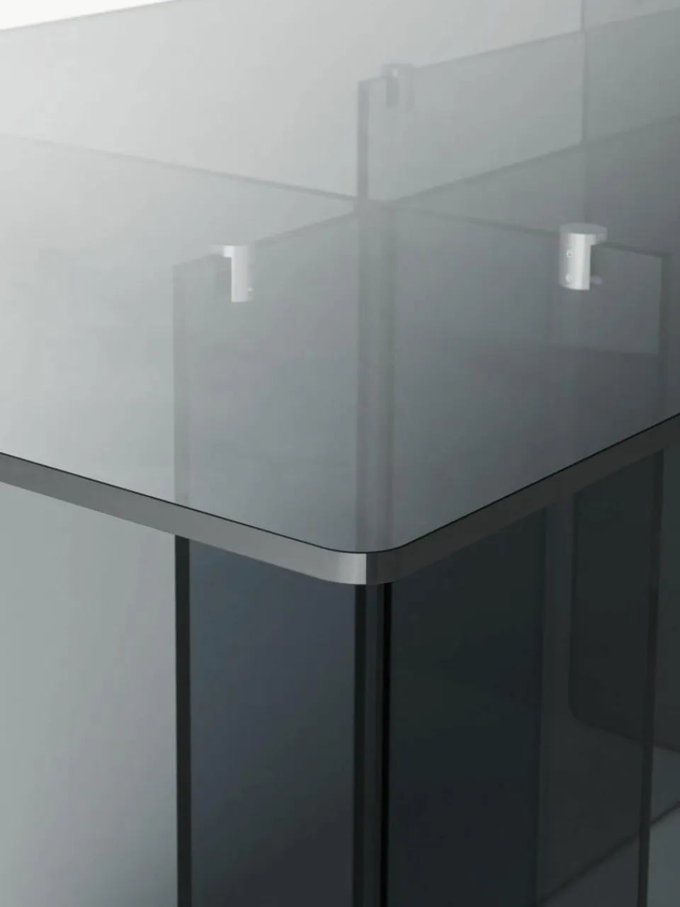 Westwing Collection Glas-Esstisch Anouk, 180 x 90 cm