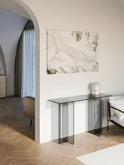 Westwing Collection Glas-Konsole Anouk