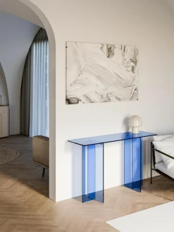 Westwing Collection Glas-Konsole Anouk