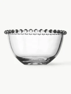 Cote Table Glas-Schälchen Perles mit Randdekor, 2 Stück