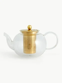 Nordal Glas-Teekanne Chili mit Teesieb, 1 L