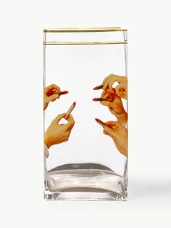 Seletti Glas-Vase , H 30 cm