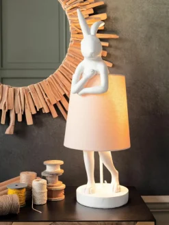 Kare Design Große Design Tischlampe Rabbit