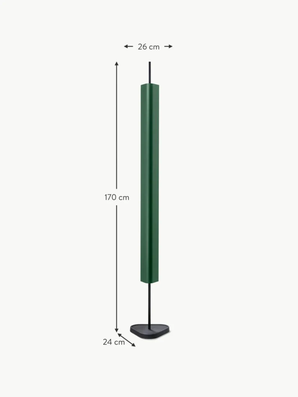 Flos Große dimmbare LED-Stehlampe Emi