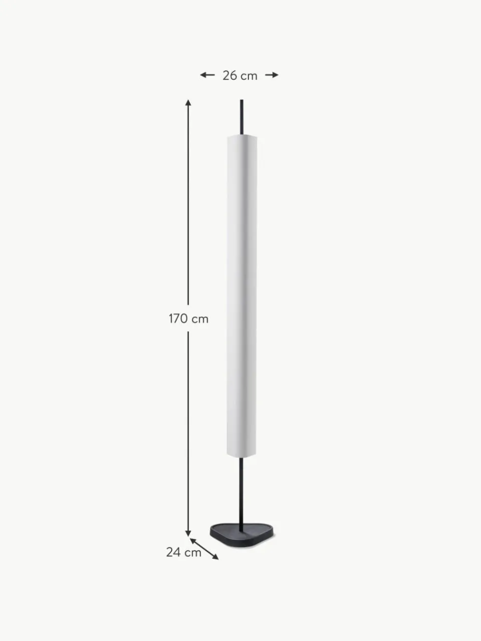 Flos Große dimmbare LED-Stehlampe Emi