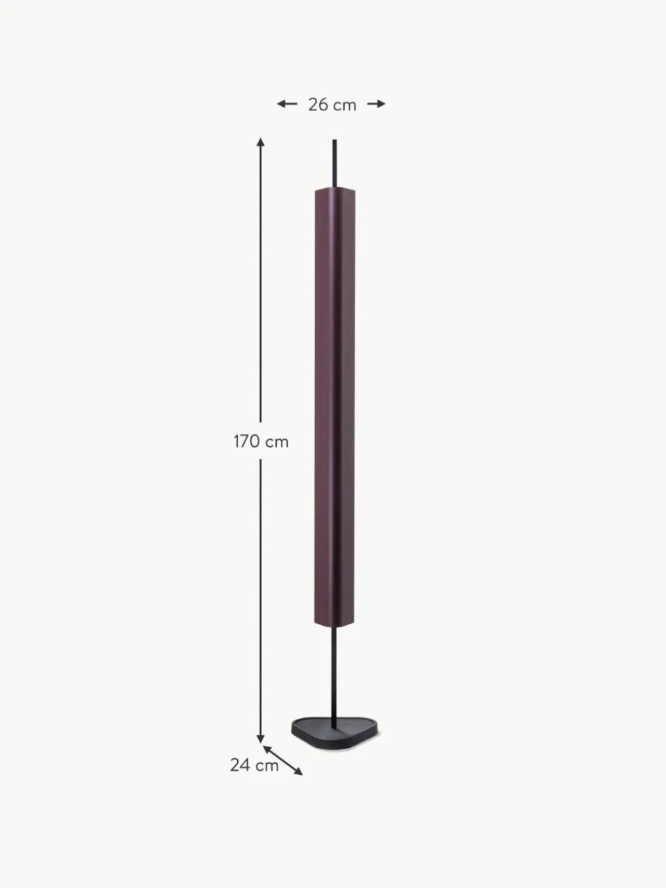 Flos Große dimmbare LED-Stehlampe Emi