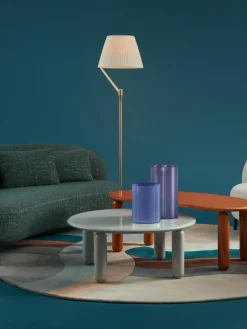 Kartell Große dimmbare LED-Stehlampe Angelo Stone