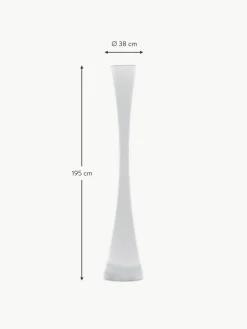 Martinelli Luce Große dimmbare Outdoor Stehlampe Biconica mit Fernbedienung
