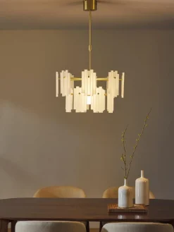 Westwing Collection Große LED-Pendelleuchte Alenia