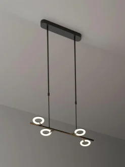 Westwing Collection Große LED-Pendelleuchte Odeon