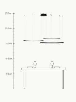 Altavola Große LED-Pendelleuchte Ring