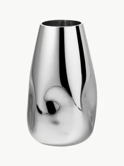 Westwing Collection Große mundgeblasene Glas-Vase Mirror, H 35 cm