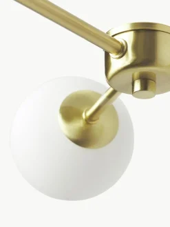 Westwing Collection Große Pendelleuchte Aurelia aus Opalglas