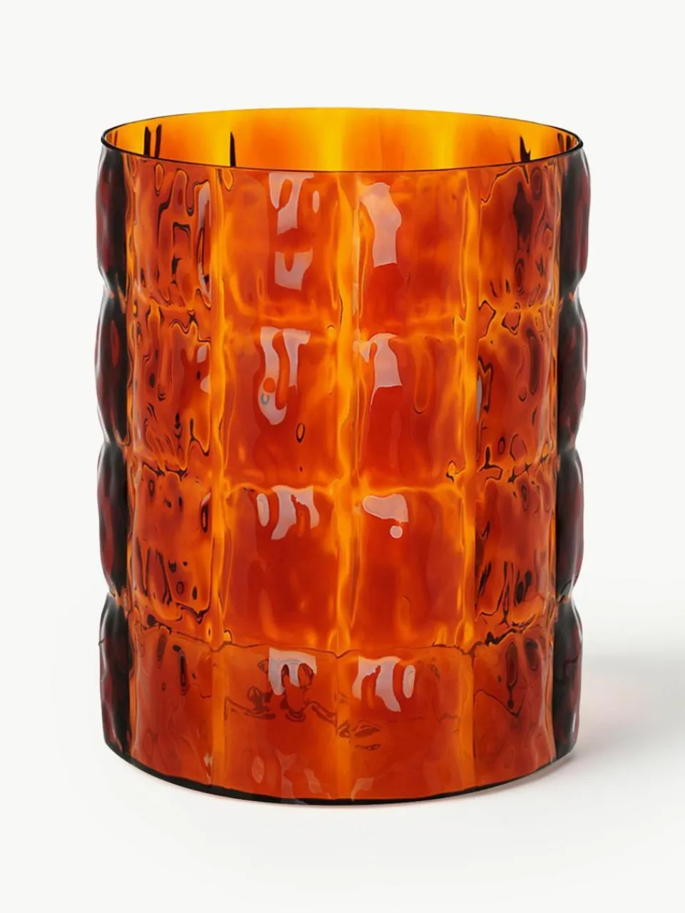 Kartell Große Vase Matelasse, H 30 cm