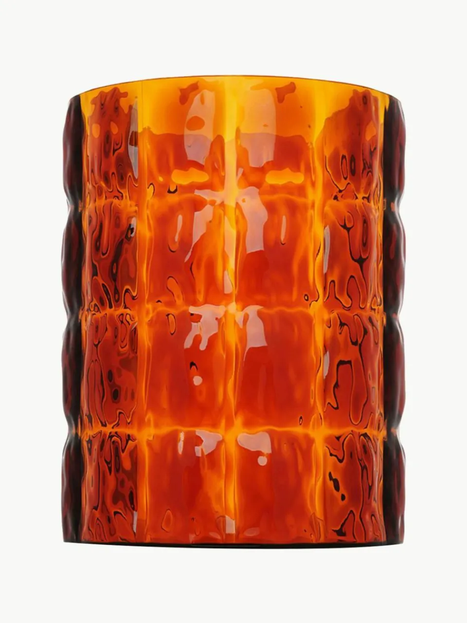 Kartell Große Vase Matelasse, H 30 cm