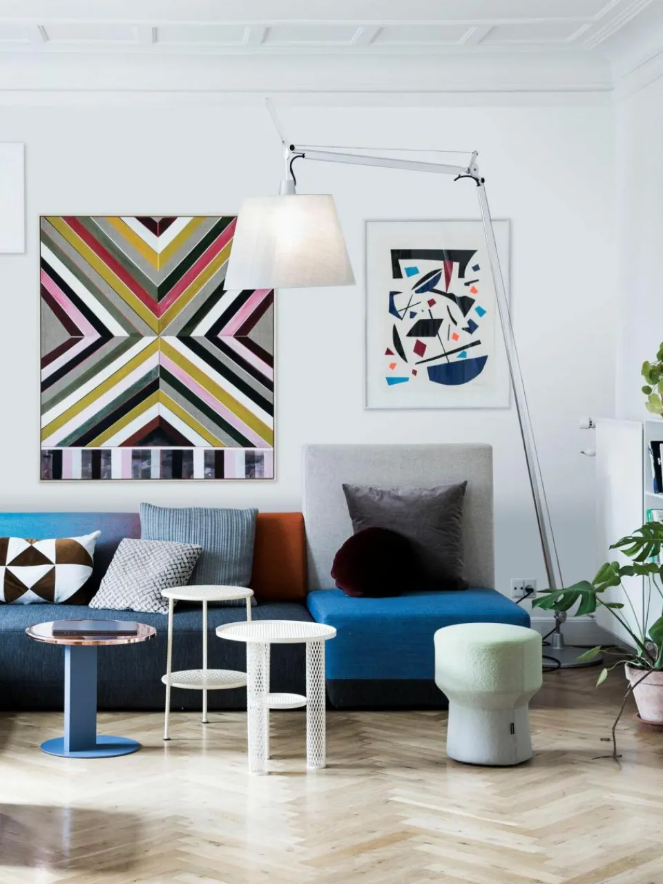 Artemide Große verstellbare Leselampe Tolomeo Maxi