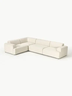 Westwing Collection Großes Ecksofa Melva (4-Sitzer)