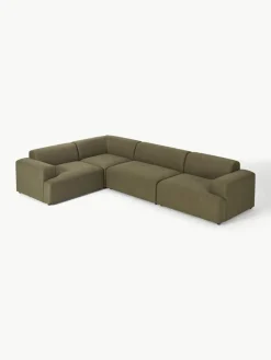 Westwing Collection Großes Ecksofa Melva (4-Sitzer)