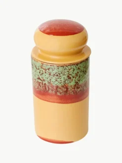 HKLIVING Handbemalte Aufbewahrungsdose 70's
