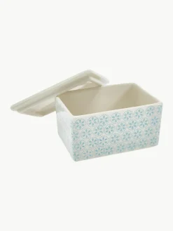 Bloomingville Handbemalte Butterdose Patrizia