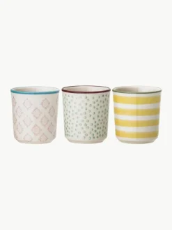 Bloomingville Handbemalte Eierbecher Patrizia, 3er-Set