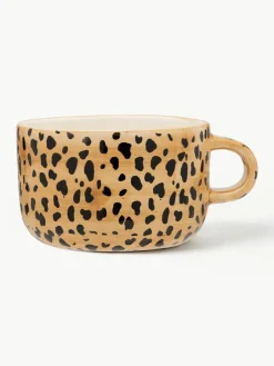 Anna + Nina Handbemalte Tasse Leopard