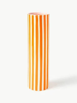 &k amsterdam Handbemalte Vase Ray aus Porzellan, H 29 cm