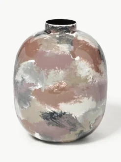 Broste Copenhagen Handbemalte Vase Thyra, H 31 cm