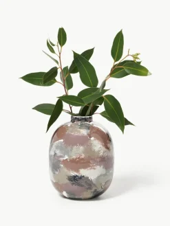 Broste Copenhagen Handbemalte Vase Thyra, H 31 cm