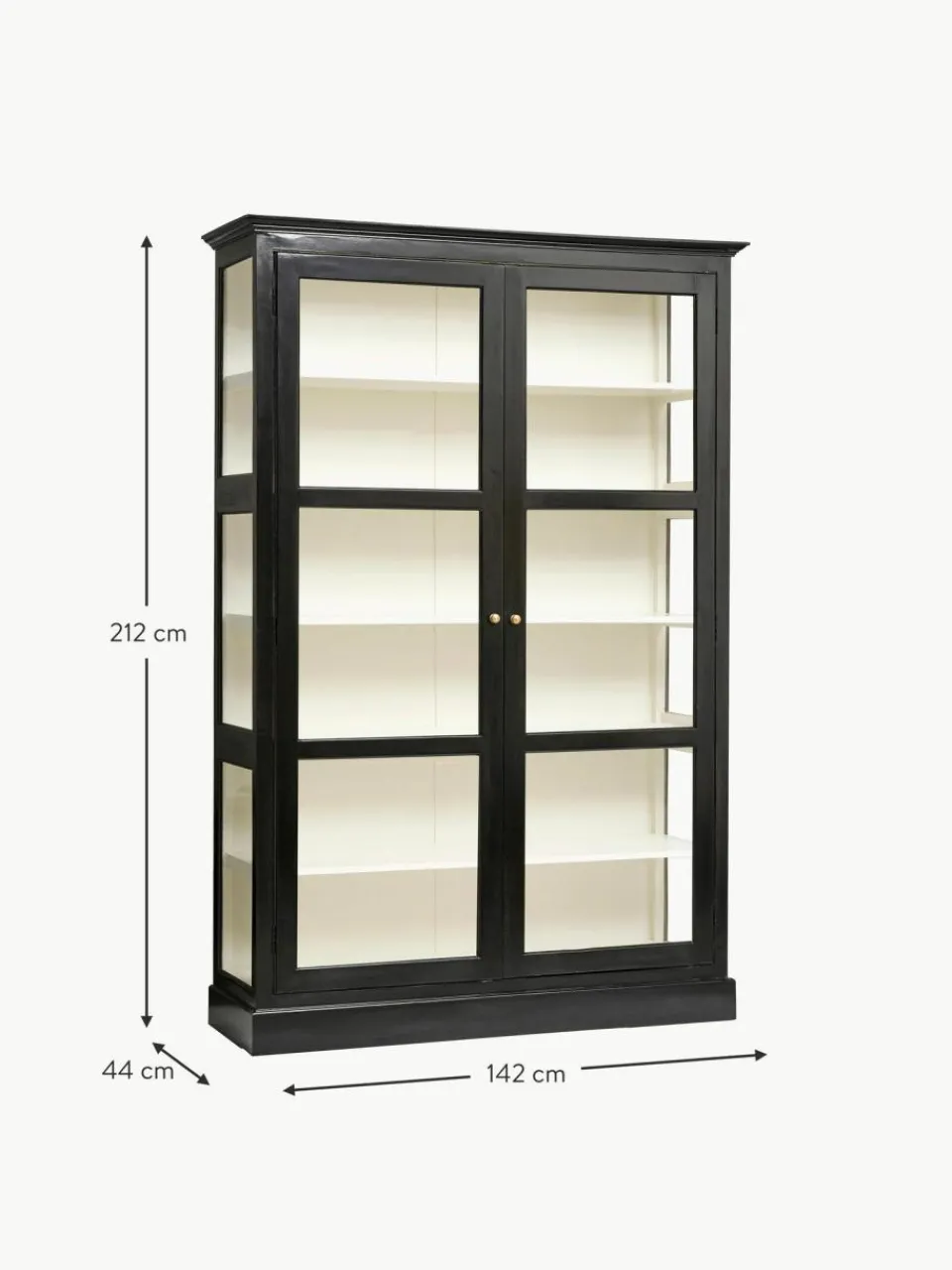 Nordal Handbemalte Vitrine Classic