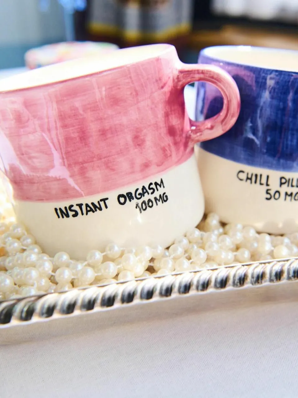 Anna + Nina Handbemalte XL Tasse Instant Pleasure