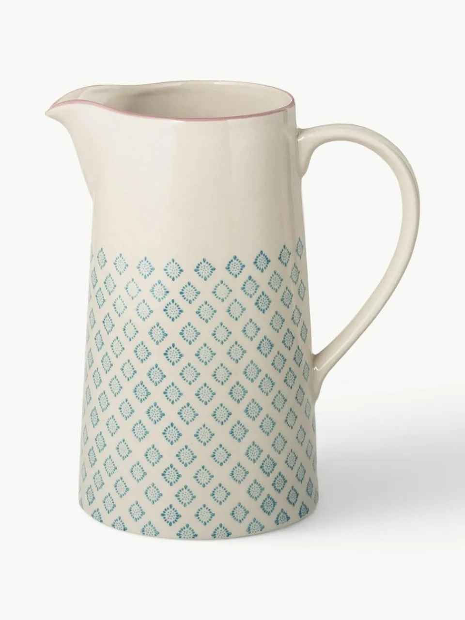 Bloomingville Handbemalter Wasserkrug Patrizia, 2 L