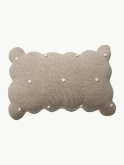 Kinder Lorena Canals Handbesticktes Baumwoll-Kuschelkissen Biscuit