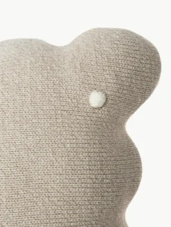 Kinder Lorena Canals Handbesticktes Baumwoll-Kuschelkissen Biscuit
