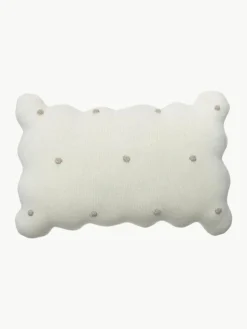 Kinder Lorena Canals Handbesticktes Baumwoll-Kuschelkissen Biscuit