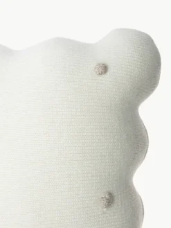 Kinder Lorena Canals Handbesticktes Baumwoll-Kuschelkissen Biscuit